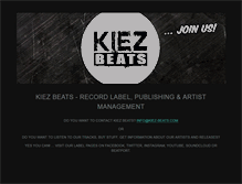 Tablet Screenshot of kiez-beats.com